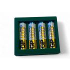Rejseetui - Batteripakke m/4 stk. GP Ultra Plus str. AAA